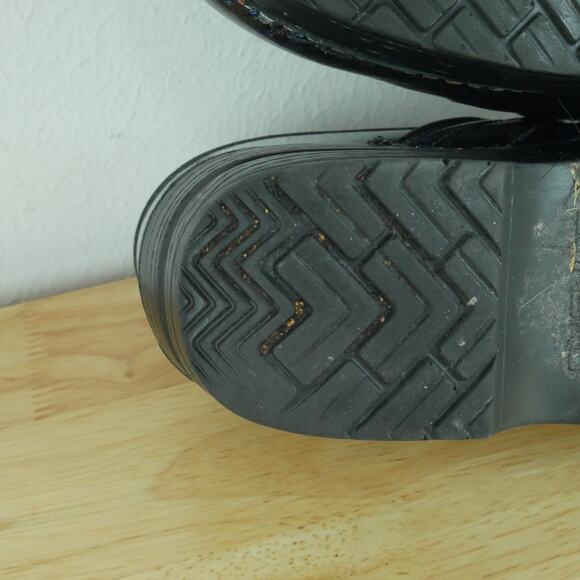 Dansko Size 38 Clogs Us 7 1/2 8 Black Patent Splatter Pattern Comfort Work Shoes - Picture 12 of 13